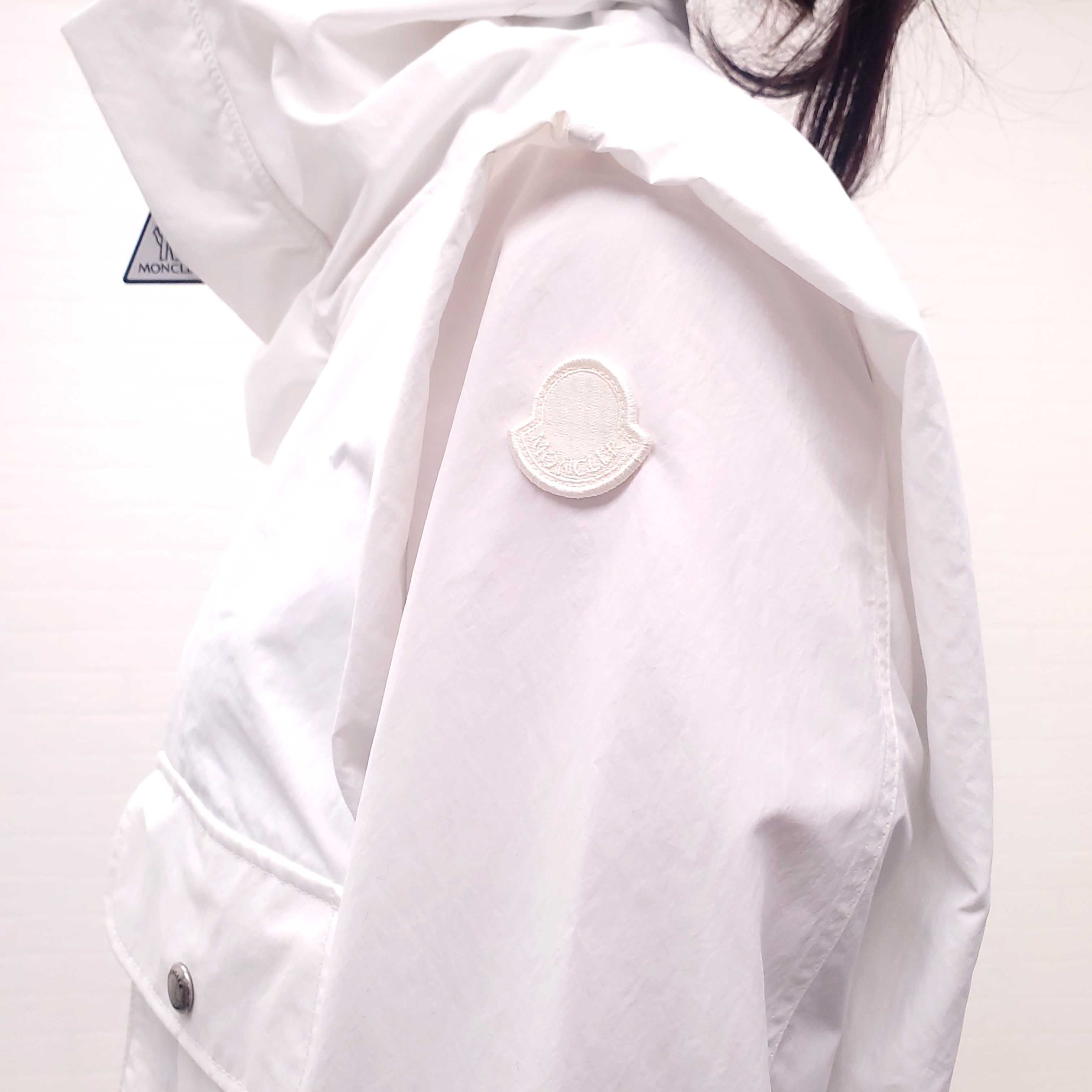 MONCLER GENIUS 2 MONCLER 1952 KOLI WINDBREAKER JACKET IN WHITE - SIZE 0