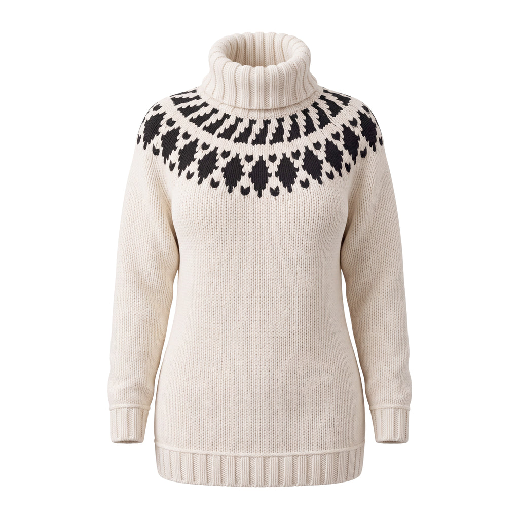 MONCLER KNIT TURTLENECK SWEATER - SIZE L