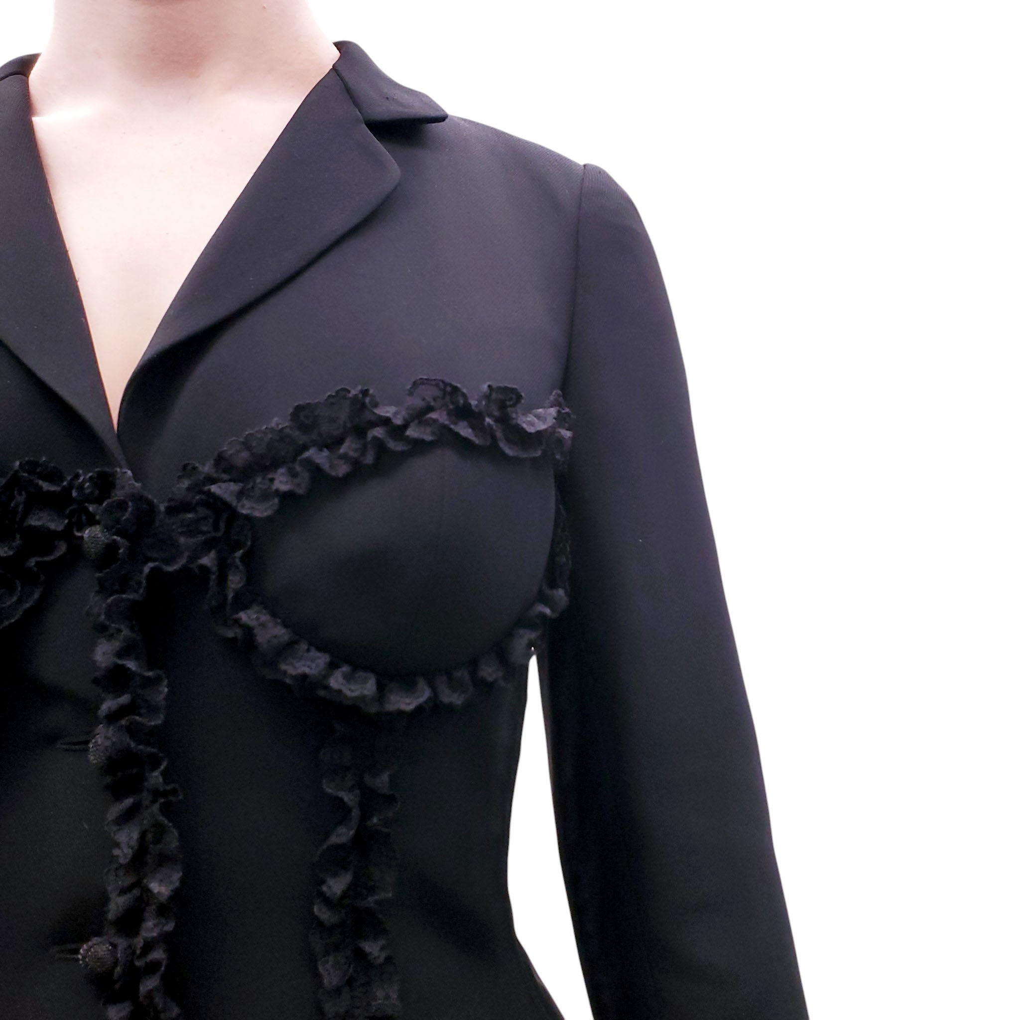 MOSCHINO BUSTIER JACKET AND SKIRT SET - SIZE 42
