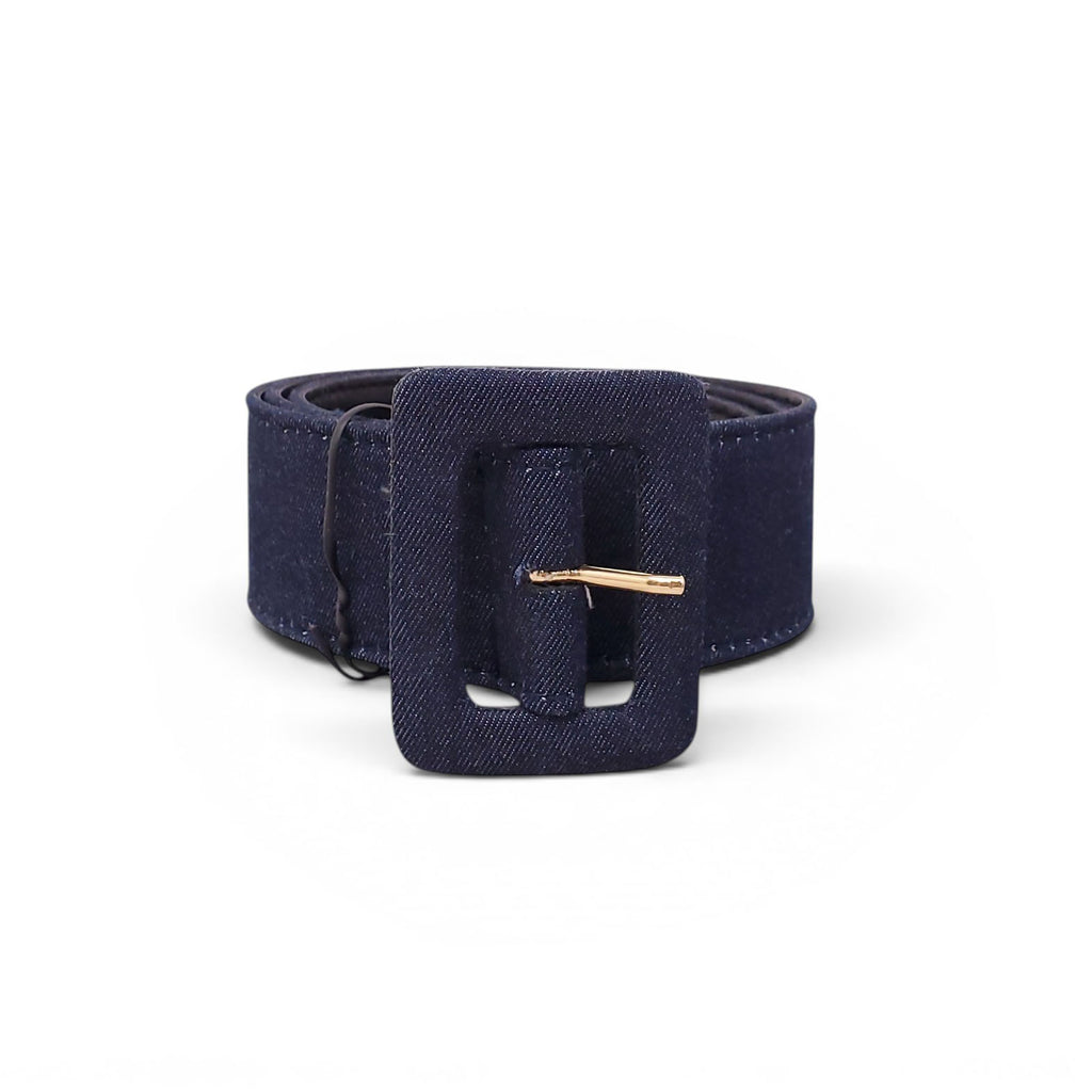 MOSCHINO CHEAP AND CHIC DENIM BELT - SIZE 44
