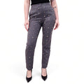 MSGM CRYSTAL EMBELLISHED PIN STRIPE TROUSERS - SIZE 40