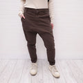 NILI LOTAN BROWN 'PARIS' PANTS - SIZE 2