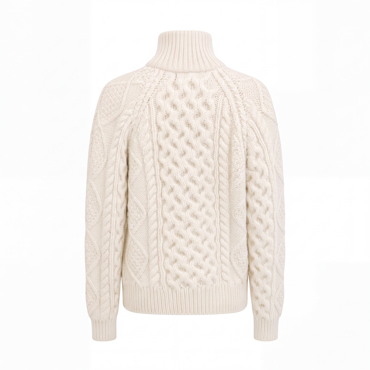 NILI LOTAN CREAM HAND KNIT CARDIGAN - SIZE XS