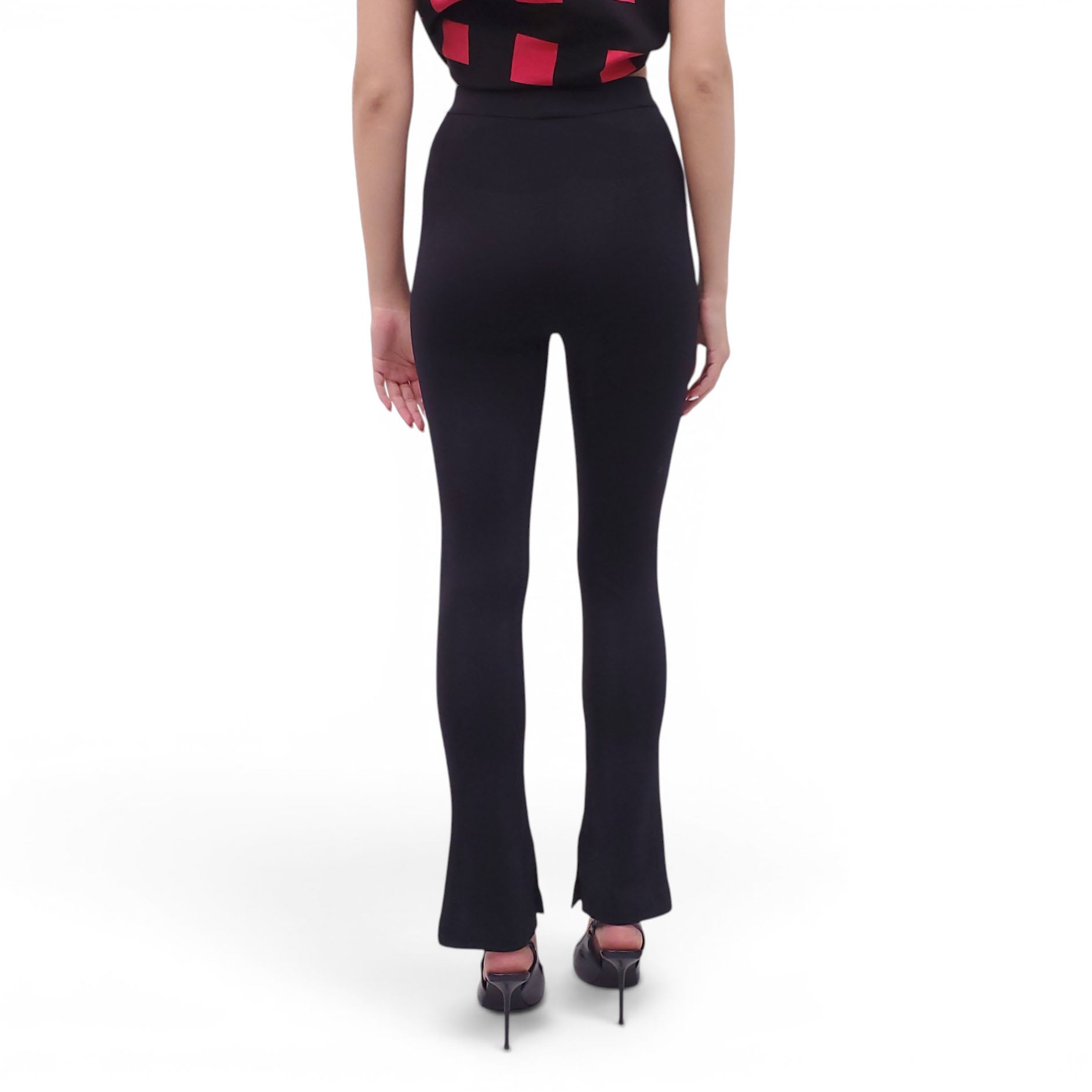 OFF-WHITE BLACK LOGO LEGGINGS - SIZE XS