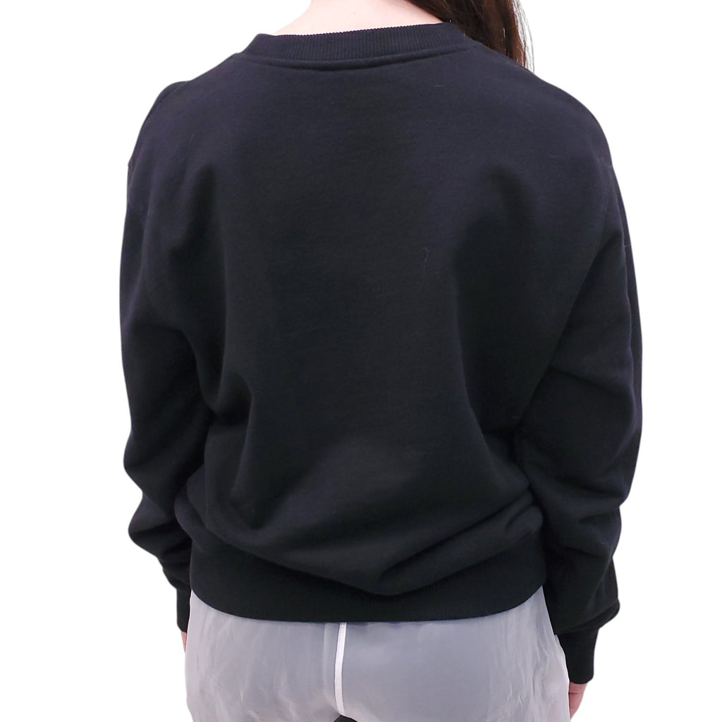 OFF-WHITE BLACK LOGO SWEATSHIRT - SIZE M