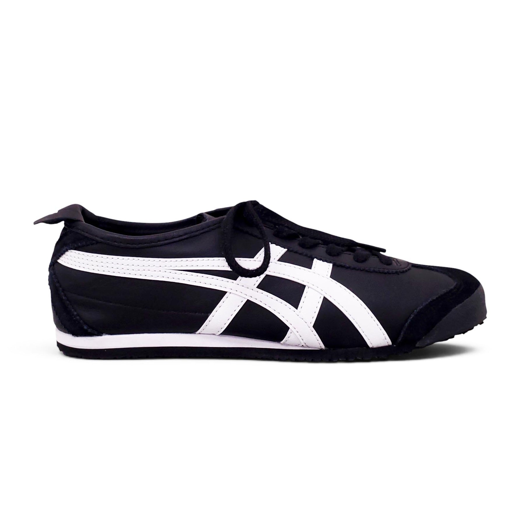 ONITSUKA TIGER BLACK AND WHITE SNEAKERS - SIZE 7