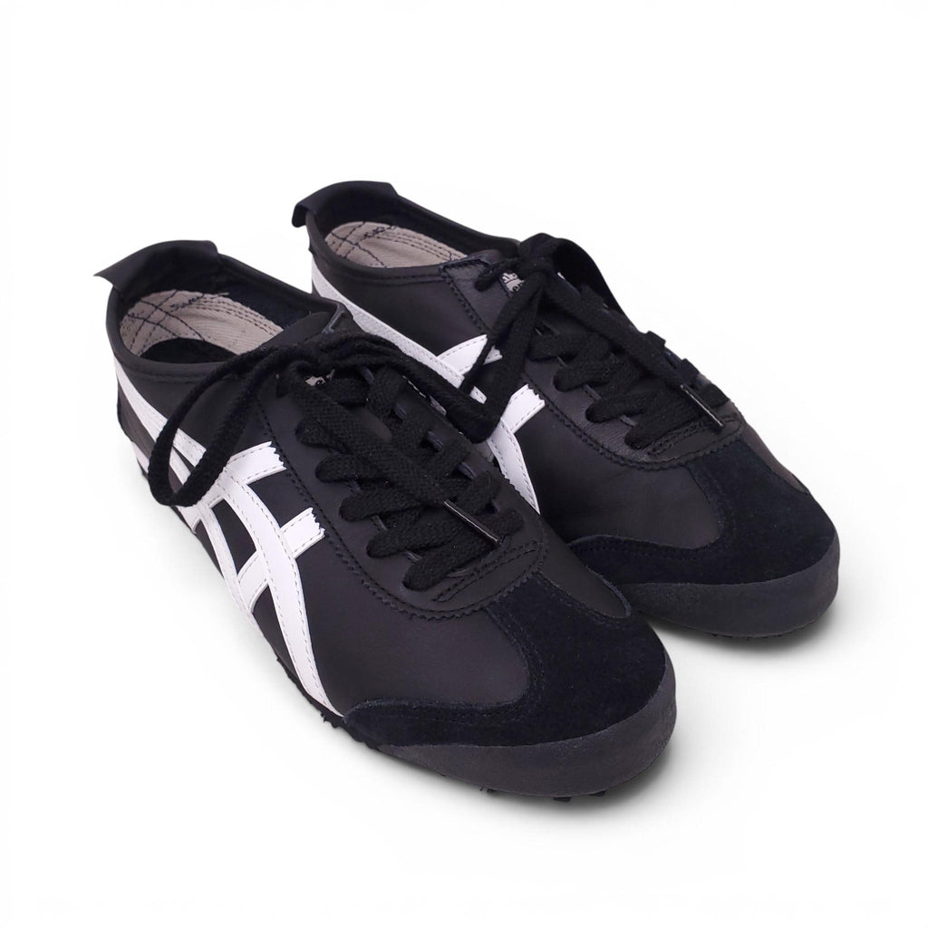 ONITSUKA TIGER BLACK AND WHITE SNEAKERS - SIZE 7