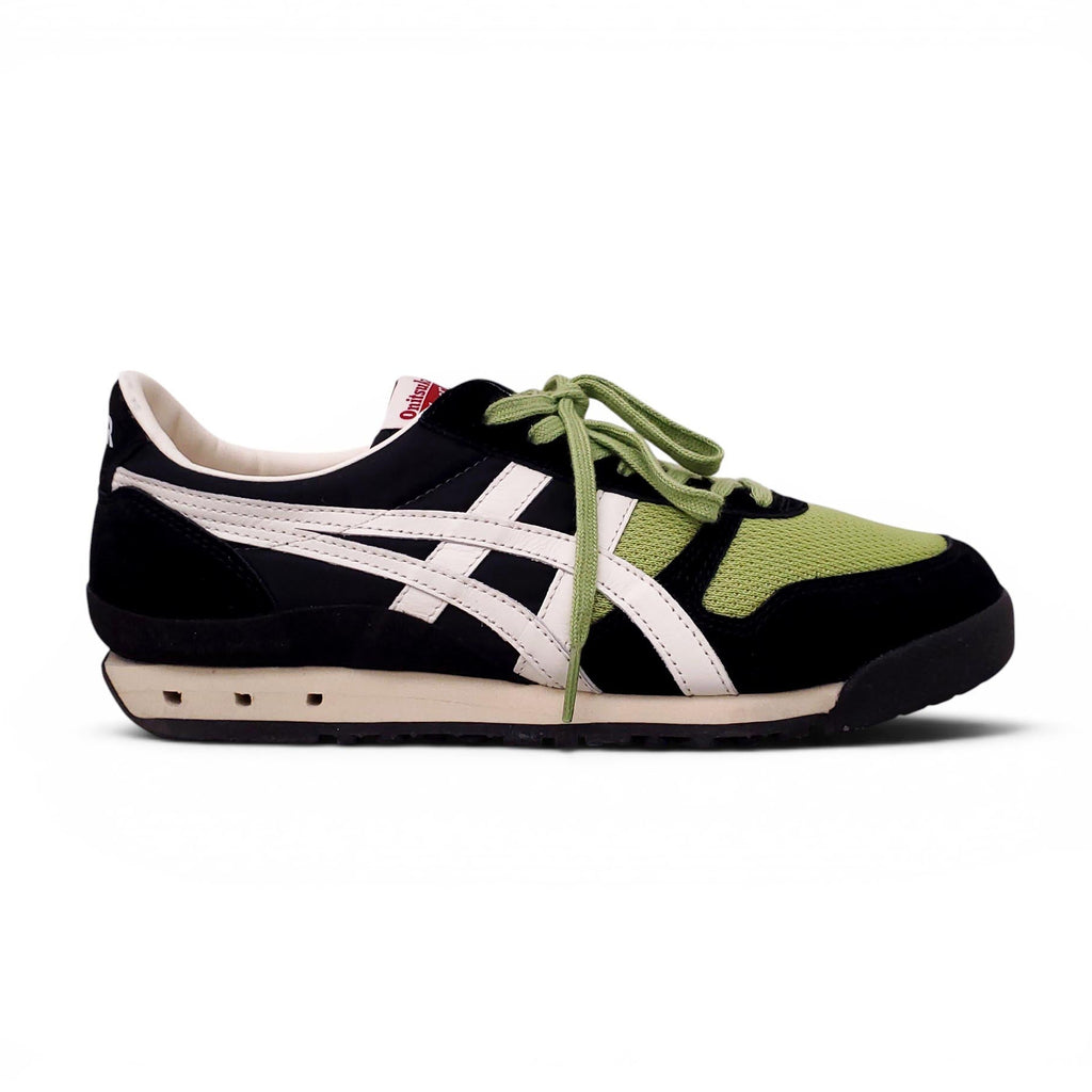 ONITSUKA TIGER GREEN, BLACK, AND WHITE SNEAKERS - SIZE 6.5