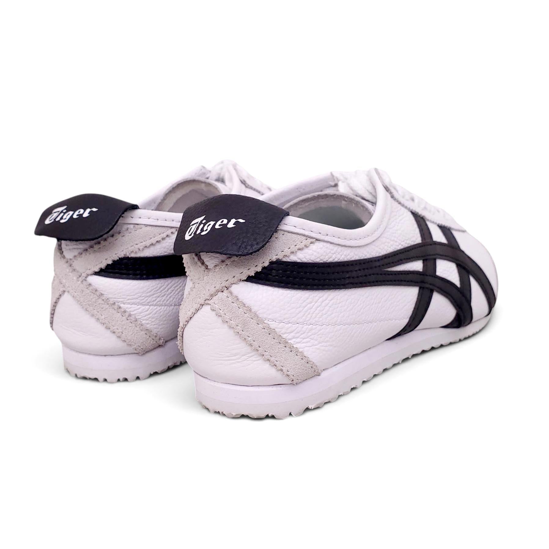 ONITSUKA TIGER WHITE AND BLACK SNEAKERS - SIZE 7.5