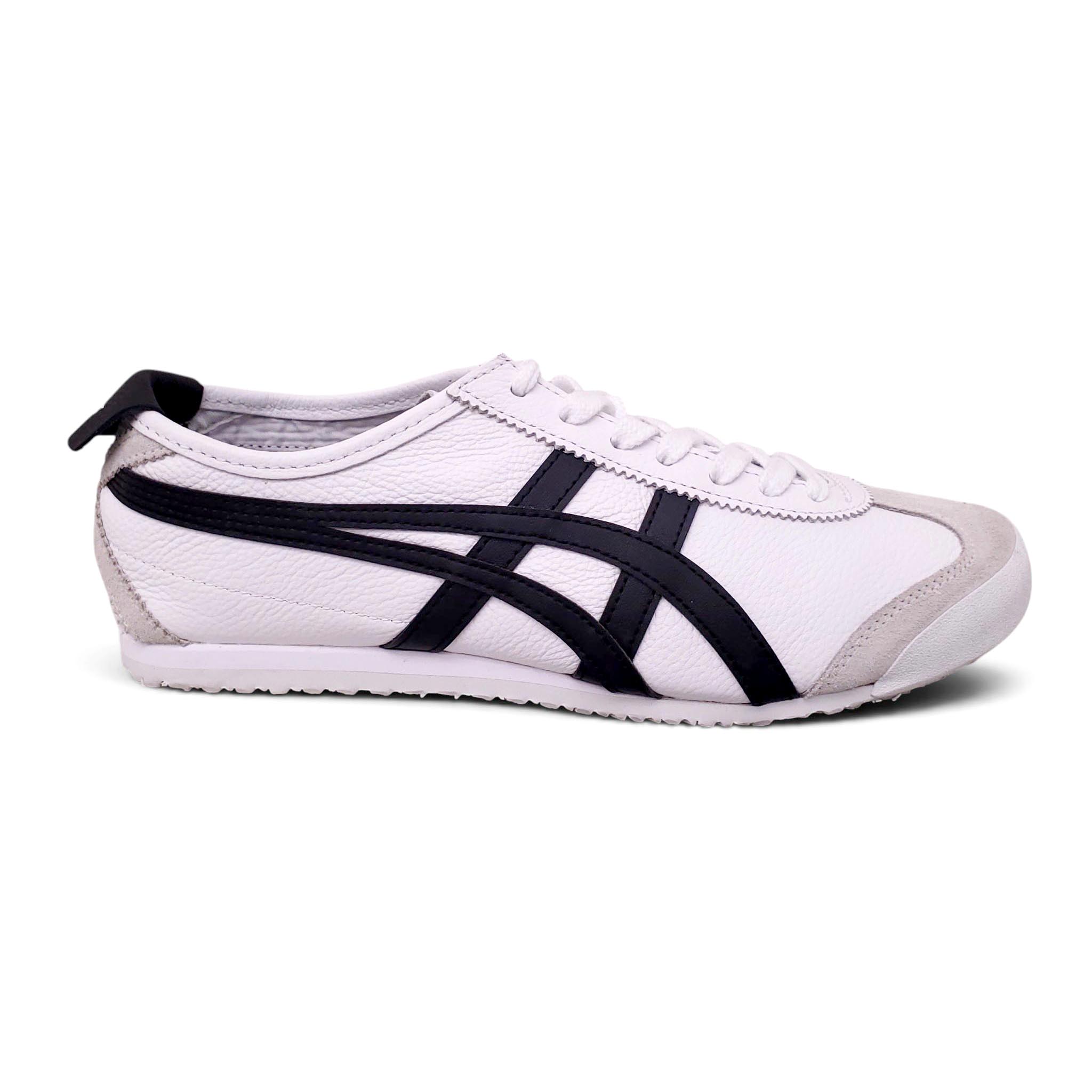 ONITSUKA TIGER WHITE AND BLACK SNEAKERS - SIZE 7.5