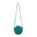 PACO RABANNE GREEN SUEDE CROSSBODY BAG