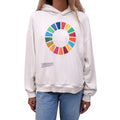 PANGAIA WHITE GRAPHIC SWEATSHIRT - SIZE M