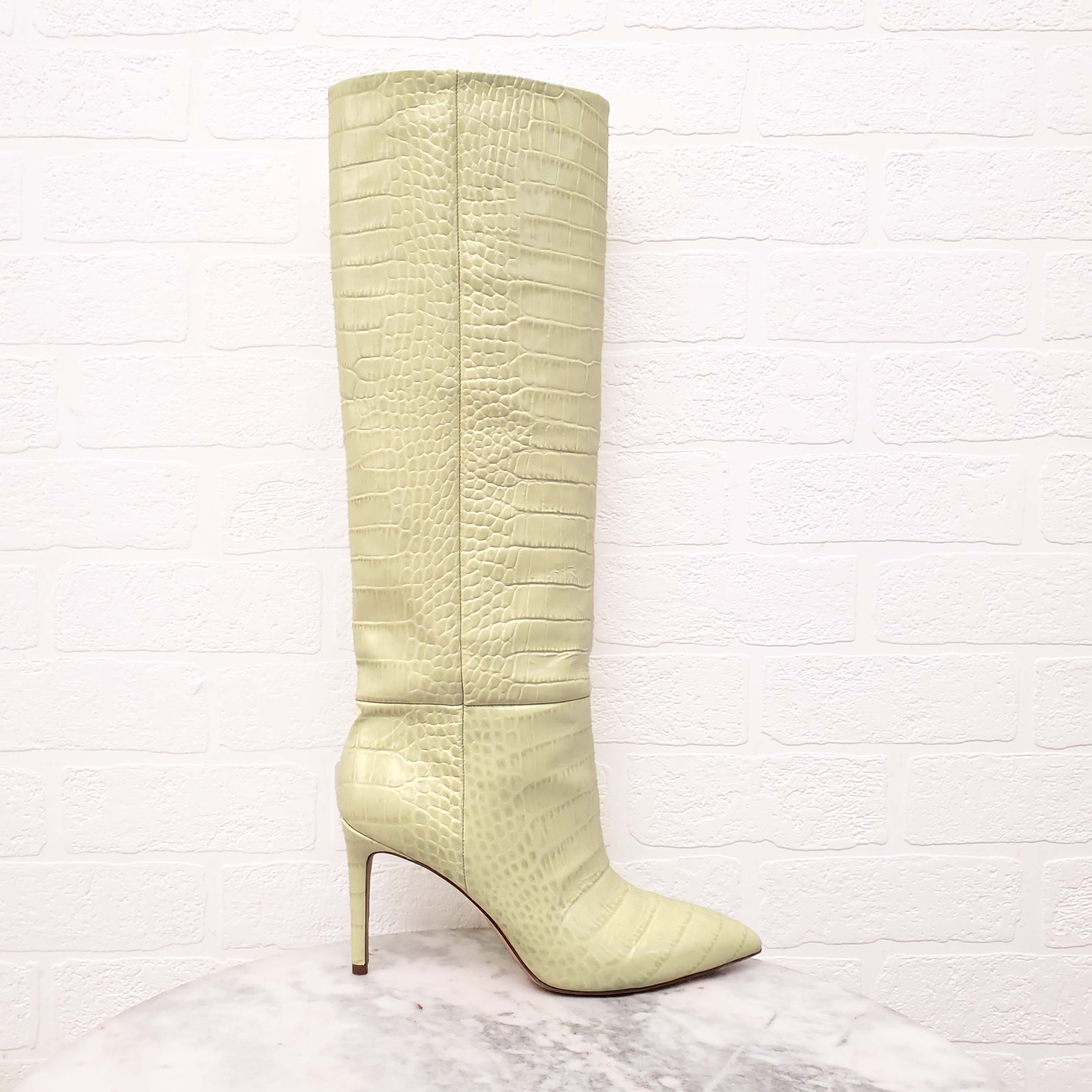PARIS TEXAS GREEN BOOTS - SIZE 39