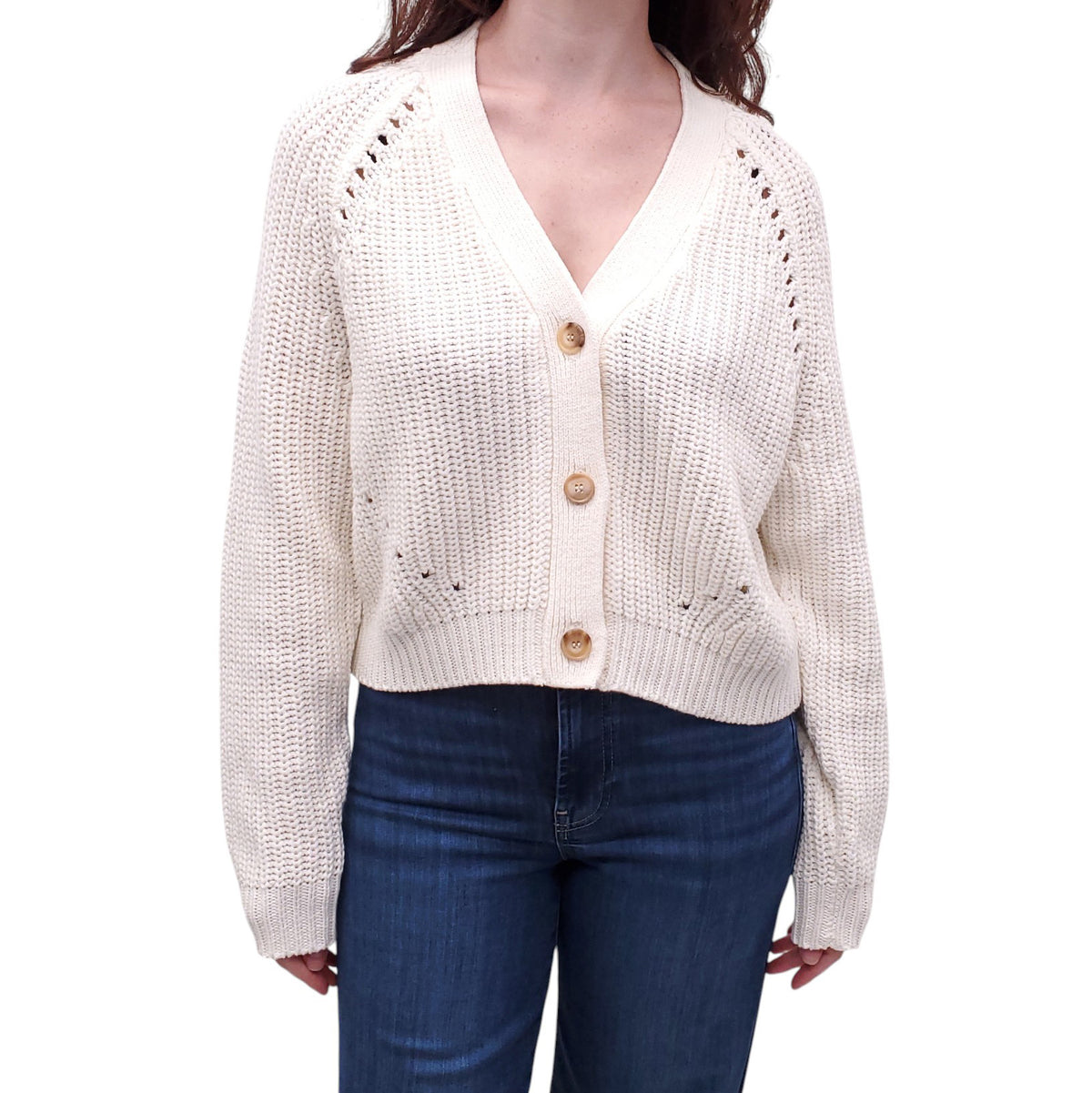 PHARAOH CREAM CARDIGAN - SIZE M