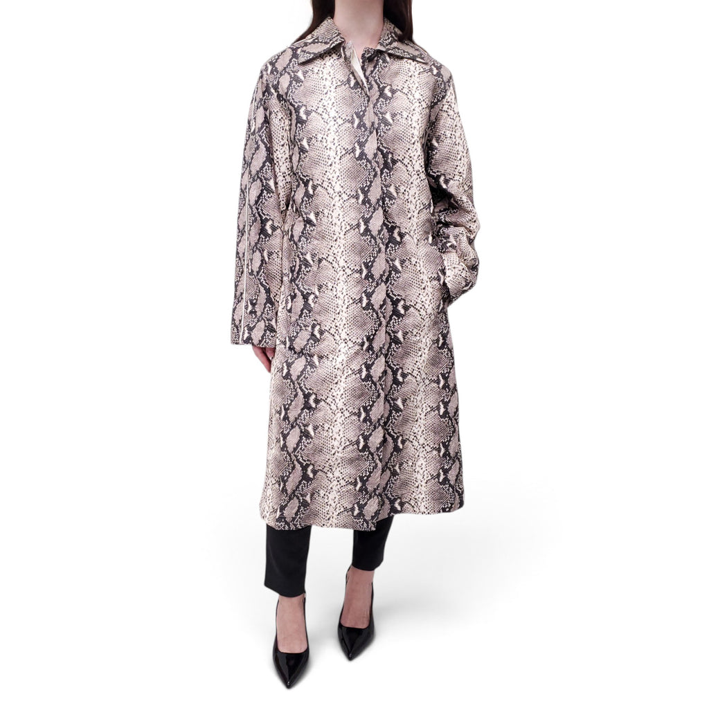PHILOSOPHY DI LORENZO SNAKESKIN JACKET - SIZE 42
