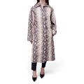PHILOSOPHY DI LORENZO SNAKESKIN JACKET - SIZE 42