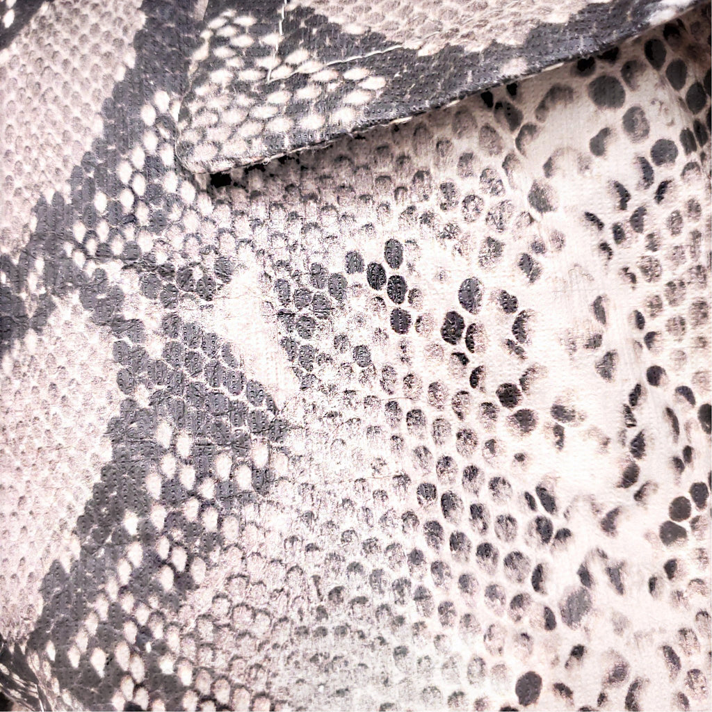 PHILOSOPHY DI LORENZO SNAKESKIN JACKET - SIZE 42