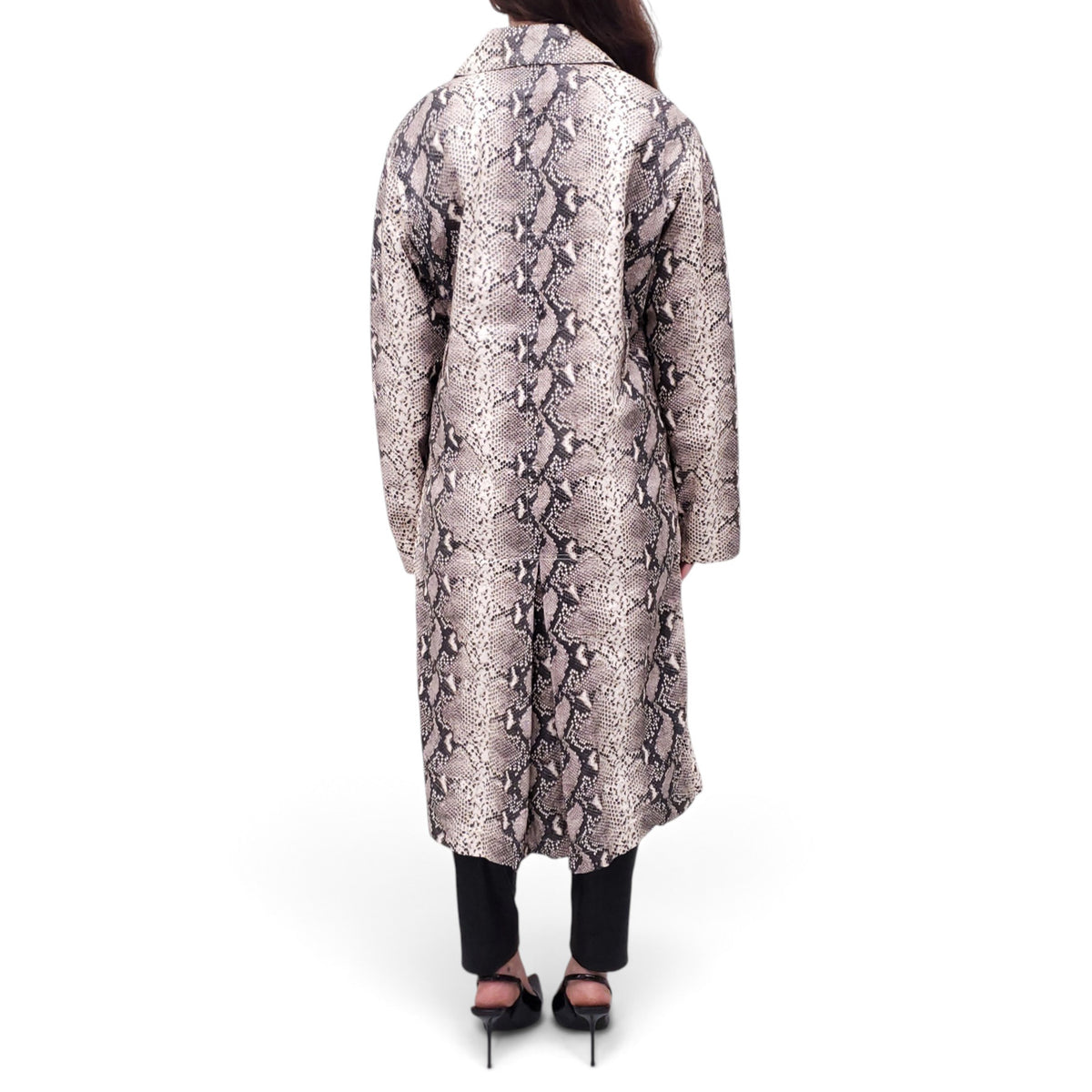 PHILOSOPHY DI LORENZO SNAKESKIN JACKET - SIZE 42