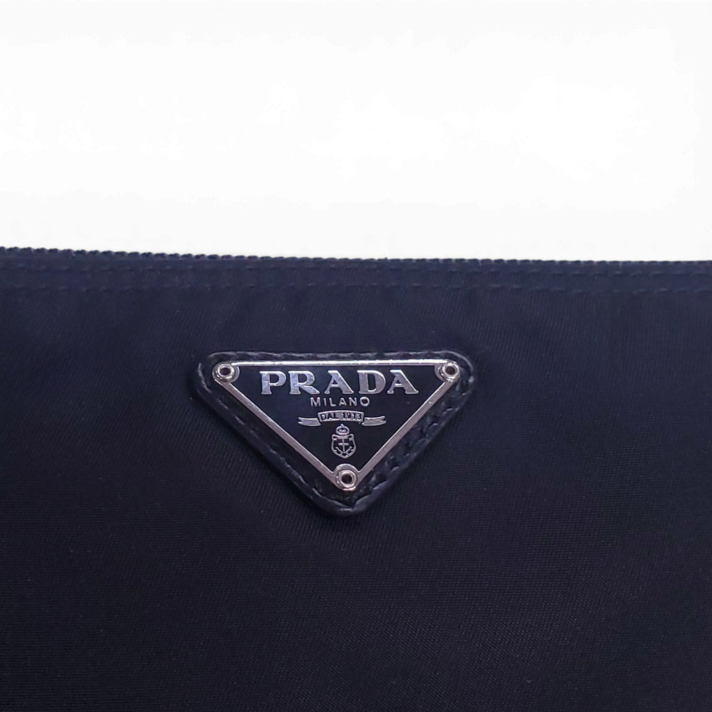 PRADA BLACK NYLON POUCH