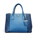 PRADA BLUE SAFFIANO 2-TONE TOTE