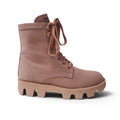 PRADA FABRIC COMBAT BOOTIES - SIZE 39