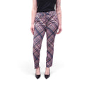 PRADA PLAID PATTERNED TROUSERS - SIZE 40