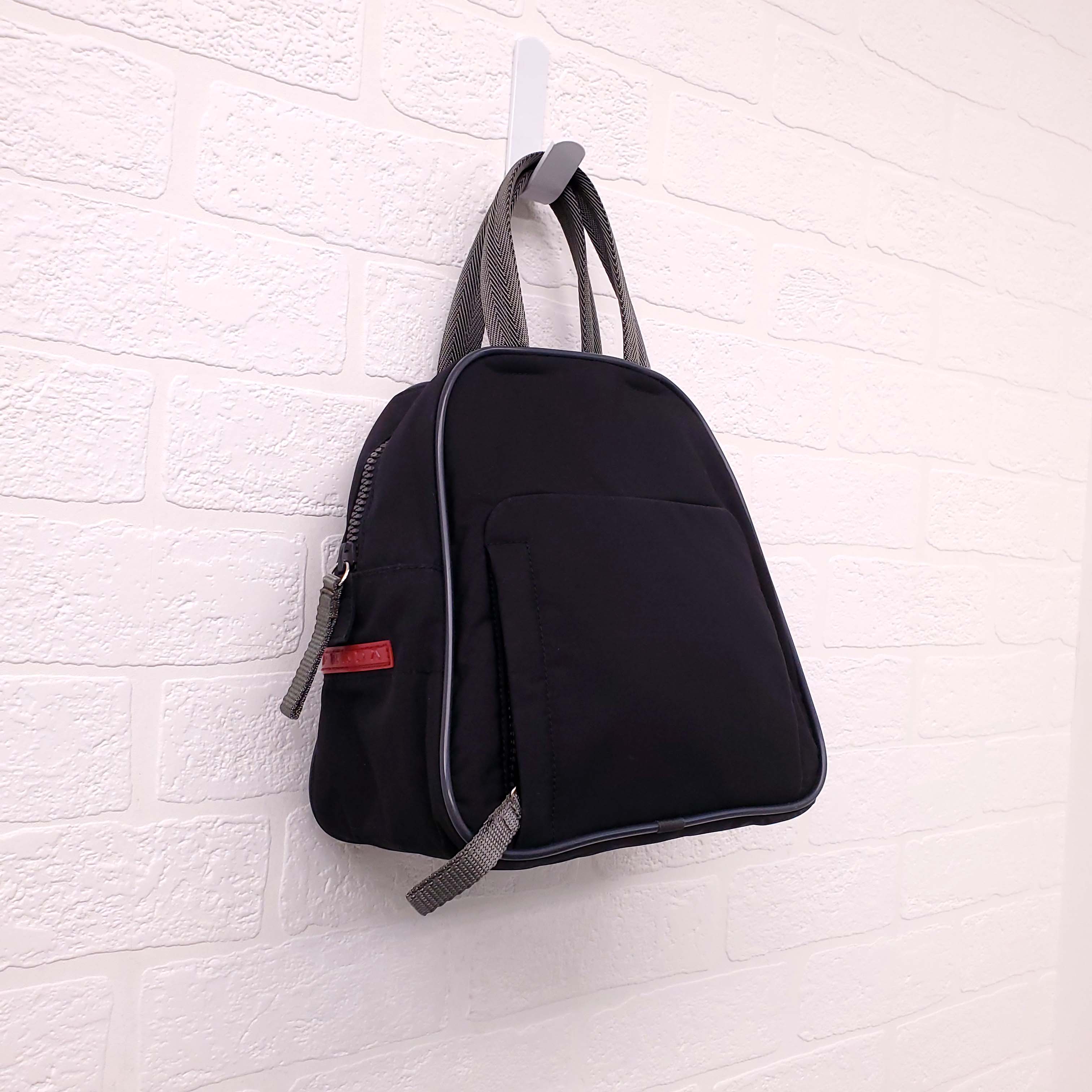 PRADA SPORT BLACK NYLON HANDBAG