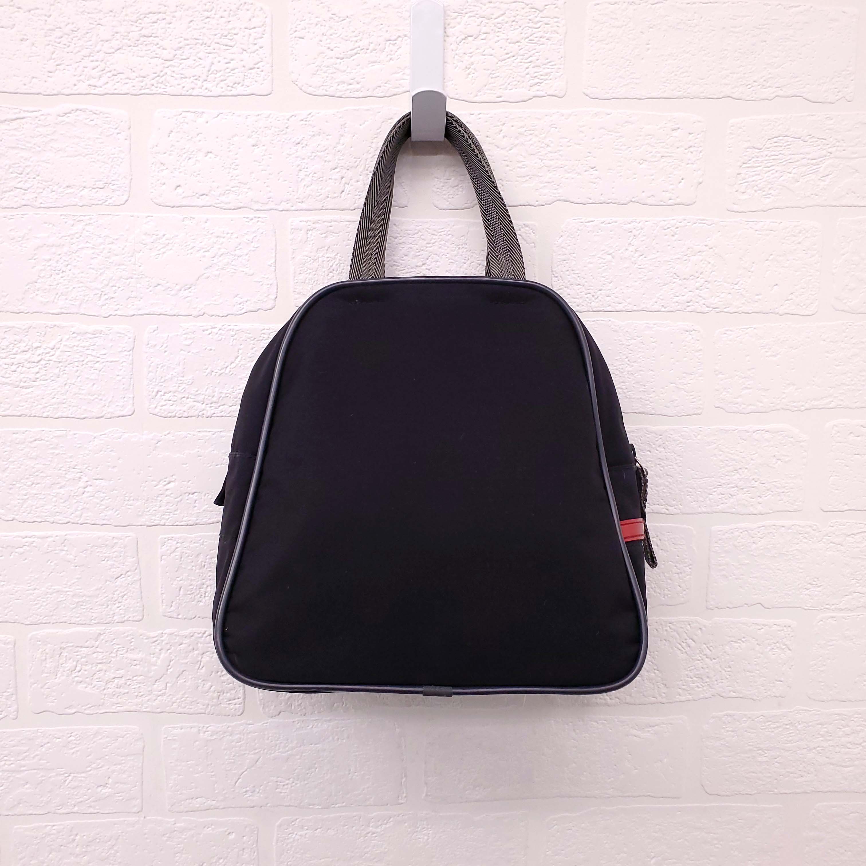 PRADA SPORT BLACK NYLON HANDBAG