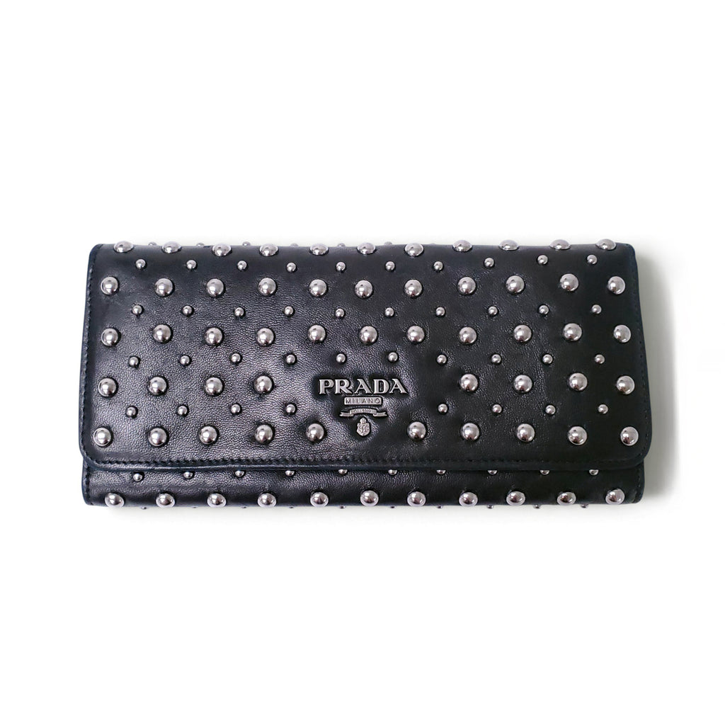 PRADA STUDDED WALLET