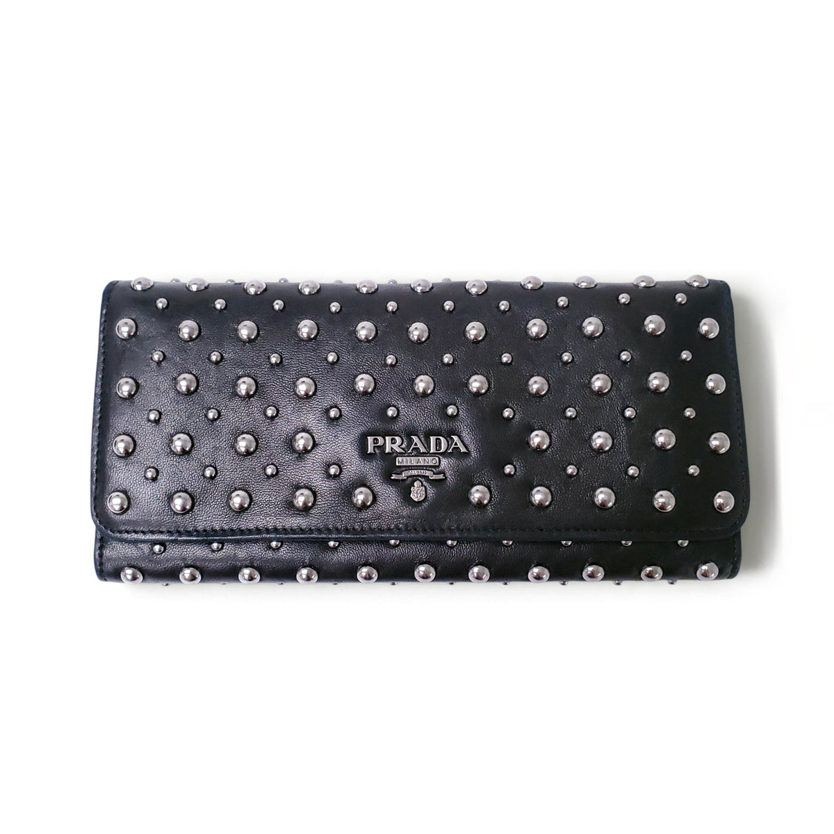 PRADA STUDDED WALLET