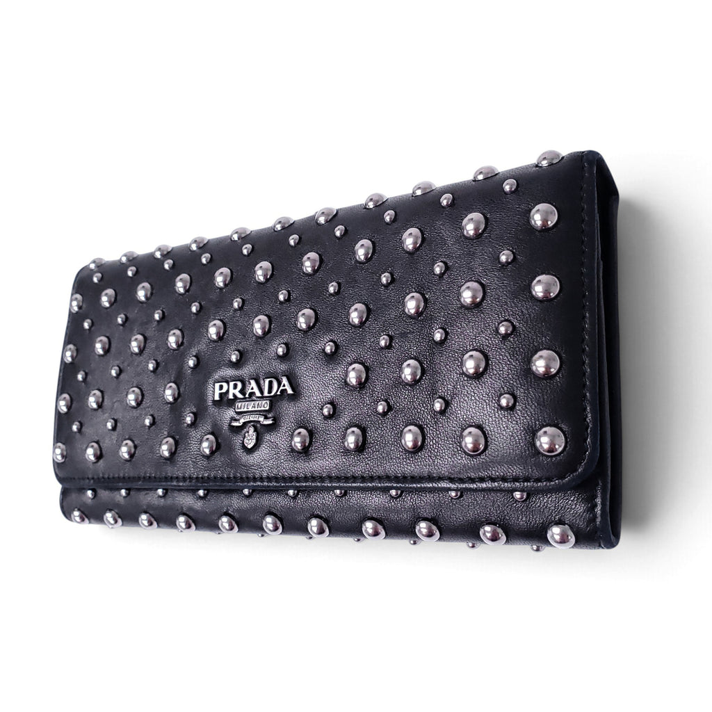PRADA STUDDED WALLET