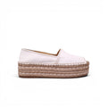 PRADA WHITE ESPADRILLES - SIZE 37.5