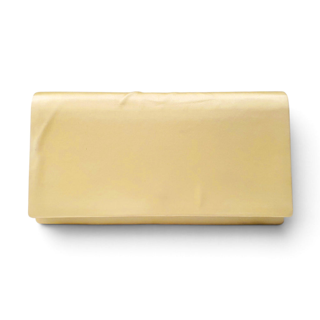 PRADA YELLOW SATIN CLUTCH