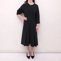 PROENZA SCHOULER BLACK DRESS WITH ZIPPER DETAIL - SIZE 8
