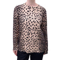 R13 CHEETAH CASHMERE SWEATER - SIZE S
