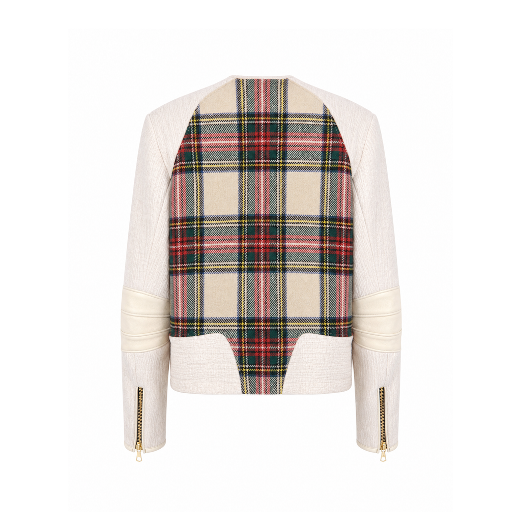 RAG & BONE PLAID BOMBER JACKET - SIZE 6