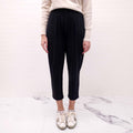 RAQUEL ALLEGRA BLACK COTTON PANTS - SIZE 2/M