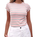 REFORMATION STRIPED T-SHIRT - SIZE M