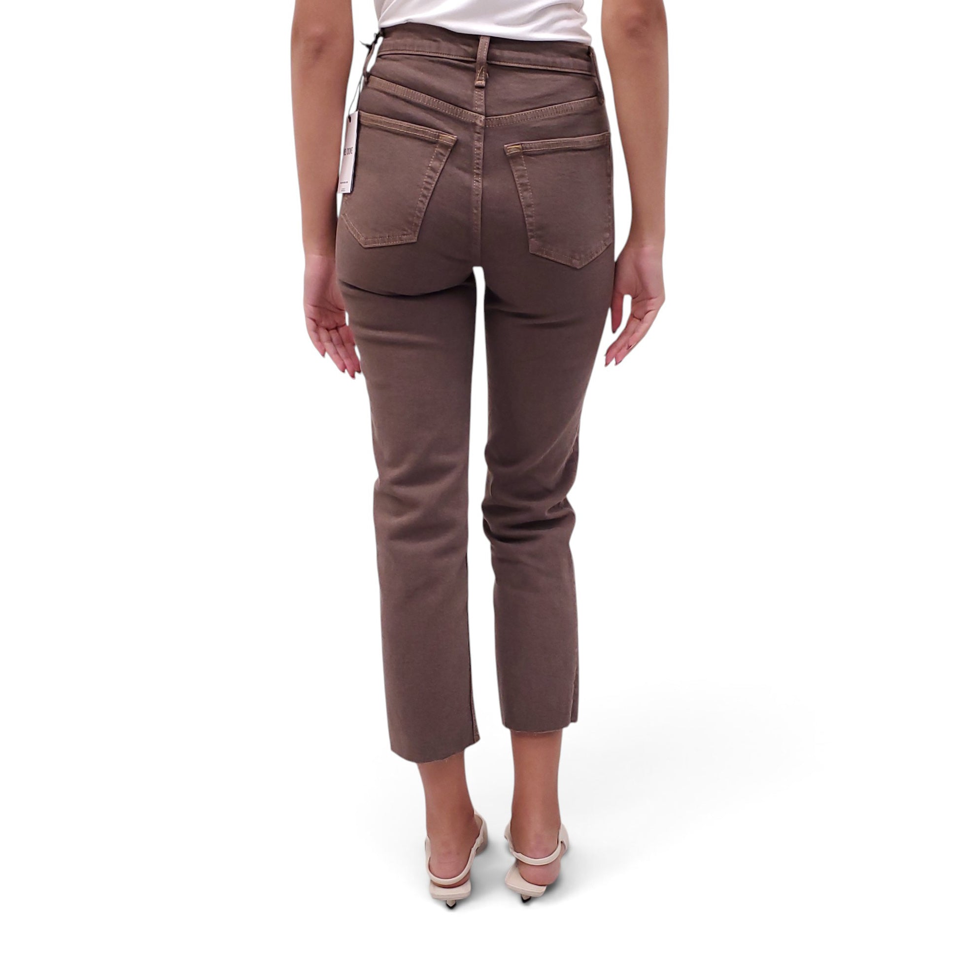 RE/DONE BROWN JEANS - SIZE 25