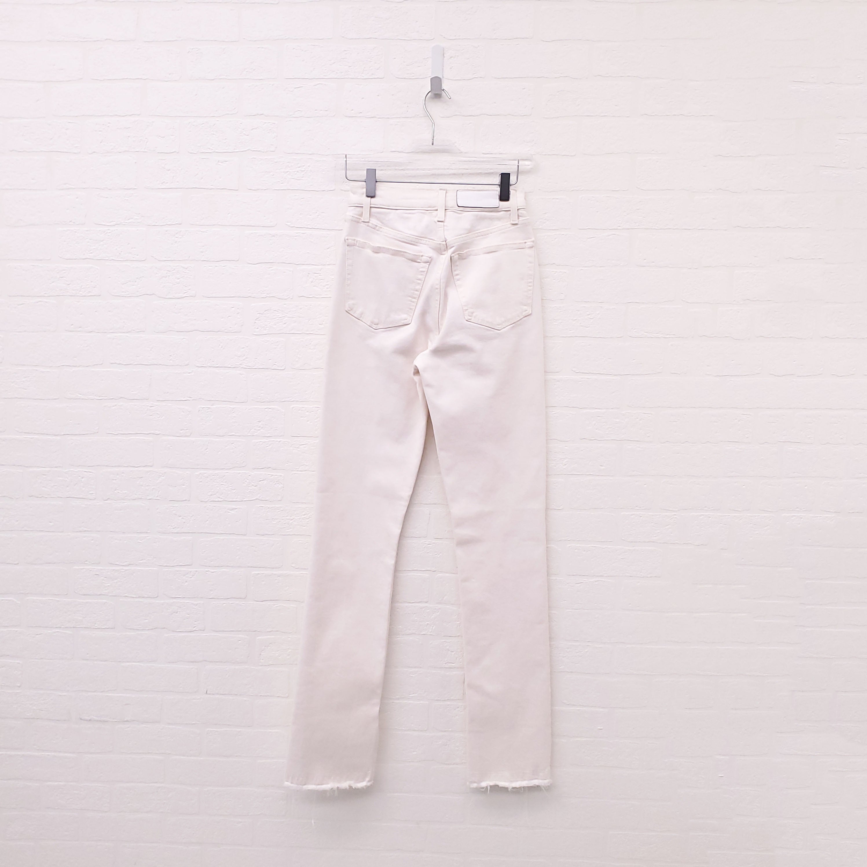 RE/DONE CREAM JEANS - SIZE 25