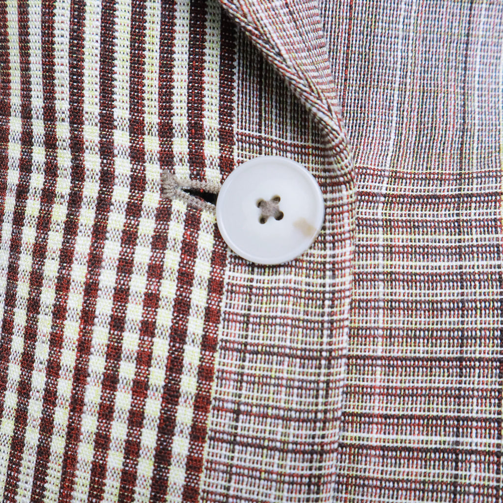 RE/DONE PLAID BLAZER - SIZE M