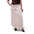 RIER CREAM FELTED WALKER SKIRT - SIZE L