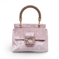 ROGER VIVIER VELVET CRYSTAL EVENING BAG