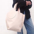 ROKSANDA CREAM AND PINK LEATHER 'EIDER' TOTE