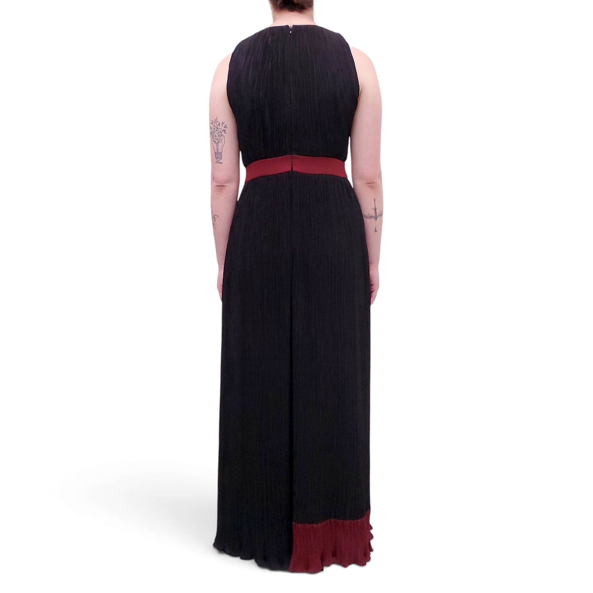 ROKSANDA PLEATED GOWN - US 8/UK 12