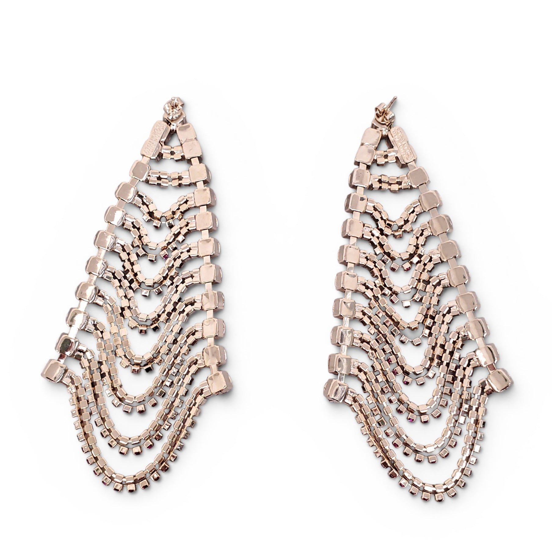 ROSANTICA CRYSTAL DROP EARRINGS