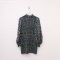ROSEANNE FLORAL RUCHED DRESS - SIZE S