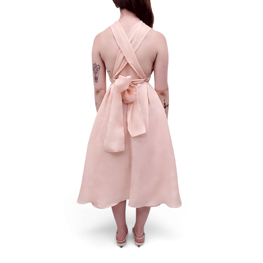 ROSIE ASSOULIN PINK BOW DRESS - SIZE 4