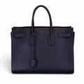 SAINT LAURENT BLACK LARGE SAC DE JOUR TOTE