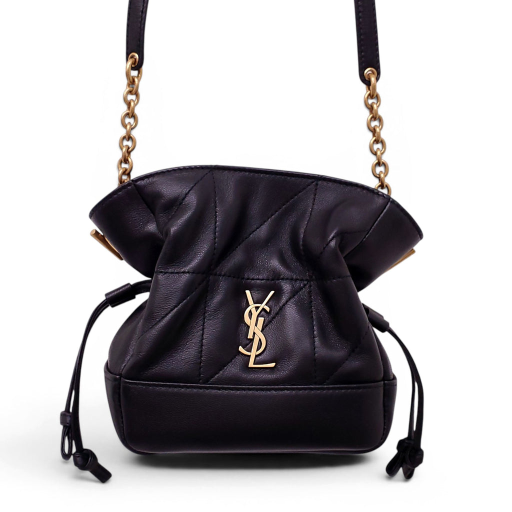 SAINT LAURENT BLACK MINI 'JAMIE' BAG